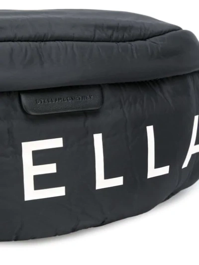 Shop Stella Mccartney Stella Logo Belt Bag In Black