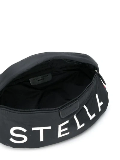 Shop Stella Mccartney Stella Logo Belt Bag In Black