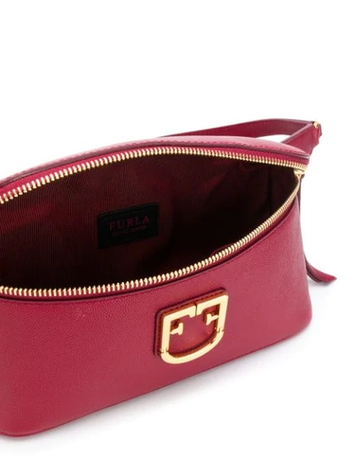 Shop Furla Isola Belt Bag In Red