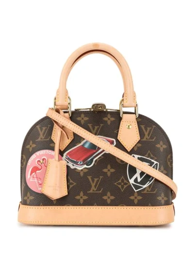 Pre-owned Louis Vuitton  Alma Bb 2way Bag In Brown