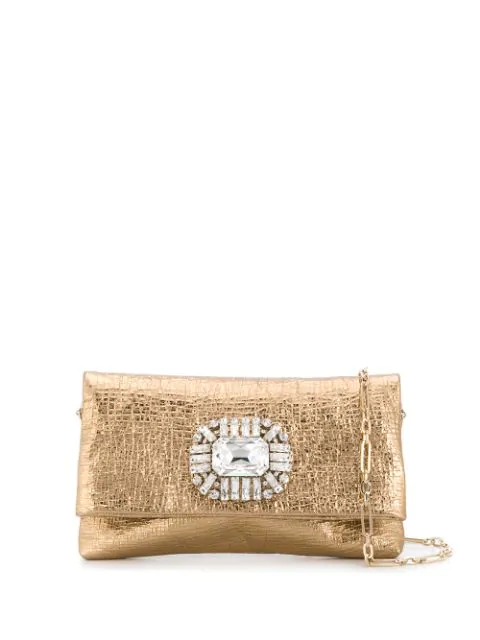 jimmy choo gold handbag