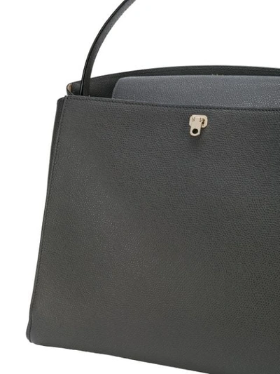 Valextra large Brera leather tote bag