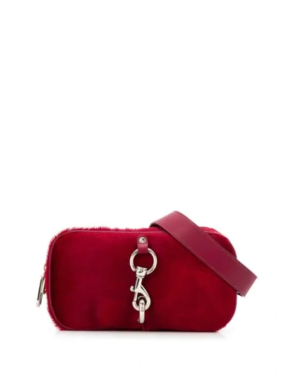 Shop Rebecca Minkoff Lobster Lock Belt Bag In Red