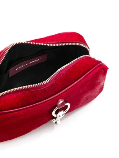 Shop Rebecca Minkoff Lobster Lock Belt Bag In Red