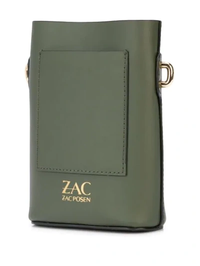 Shop Zac Zac Posen Stripe Strap Crossbody Bag In Green