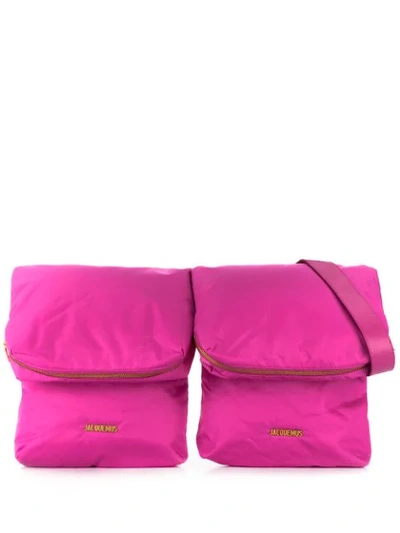 Shop Jacquemus La Ceinture Banane Belt Bag In Pink