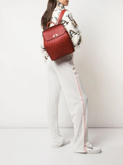 Bally Bahira Backpack In Red | ModeSens