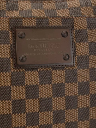 Pre-owned Louis Vuitton  Pochette Pratt Brooklyn Crossbody Bag In Brown