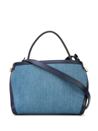 Shop Oscar De La Renta Baby Nolo Tote Bag In Blue