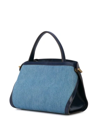 Shop Oscar De La Renta Baby Nolo Tote Bag In Blue