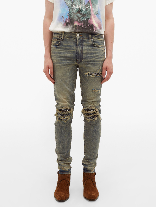 mike amiri jeans bandana