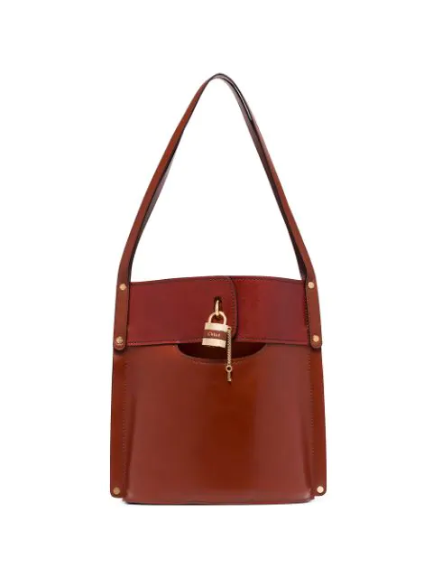 chloe leather tote
