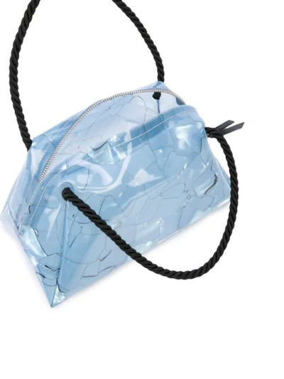 Shop Maryam Nassir Zadeh Moonstone Mini Purse Bag In Blue