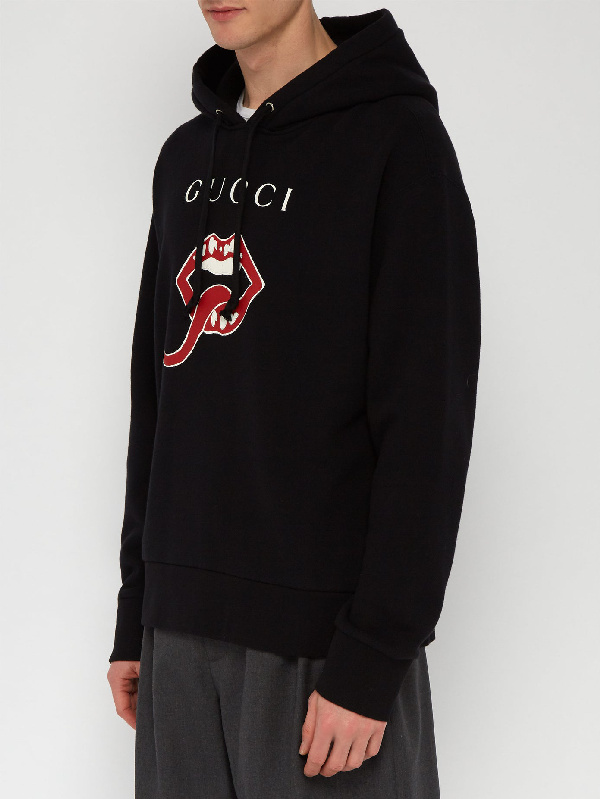 gucci tongue hoodie