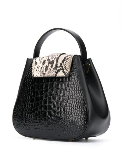 Shop Nico Giani Myria Top-handle Bag In Black