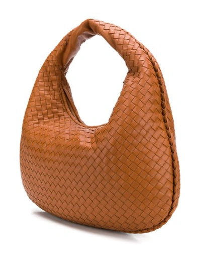 Shop Bottega Veneta Veneta Intrecciato Tote In Brown