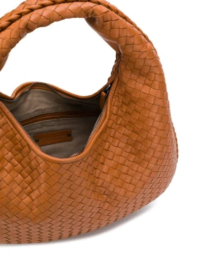 Shop Bottega Veneta Veneta Intrecciato Tote In Brown