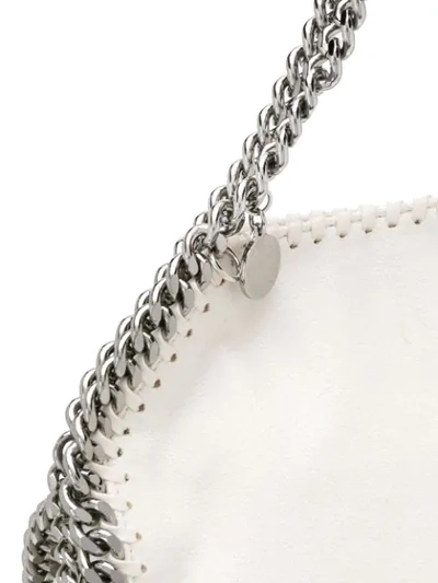 Shop Stella Mccartney Mini Falabella Tote In White