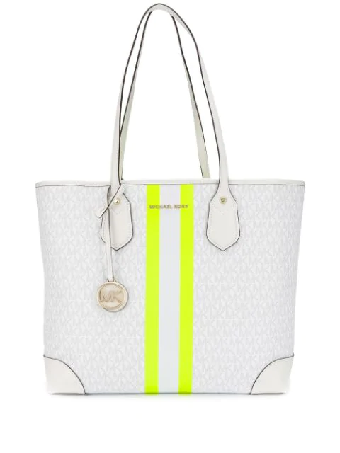 michael kors eva stripe tote