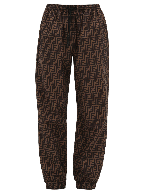 fendi logo track pants