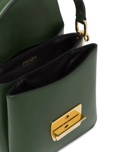 Shop Prada Kleine 'ingrid' Handtasche In Green