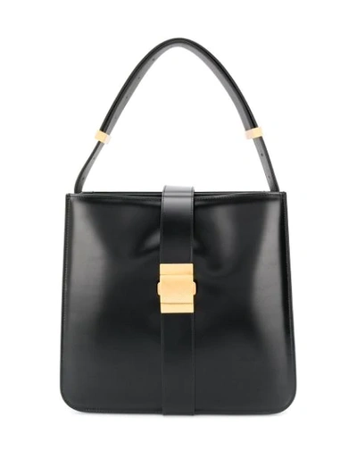 Shop Bottega Veneta Marie Shoulder Bag In Black