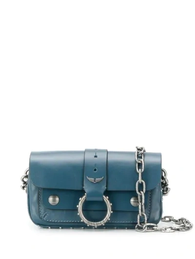 Shop Zadig & Voltaire X Kate Moss Kate Wallet Bag In Blue