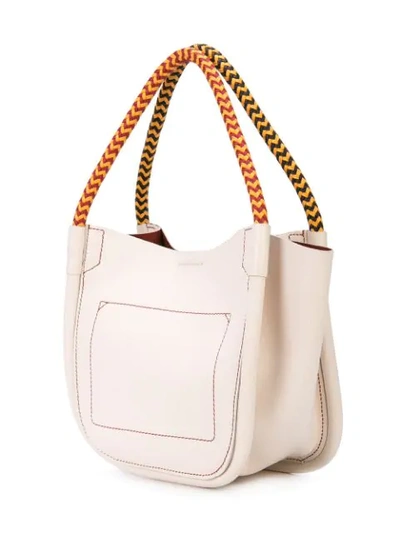 Shop Proenza Schouler Xs Super Lux Tote Bag In White