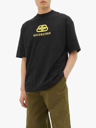 Balenciaga Bb T-shirt in Black for Men
