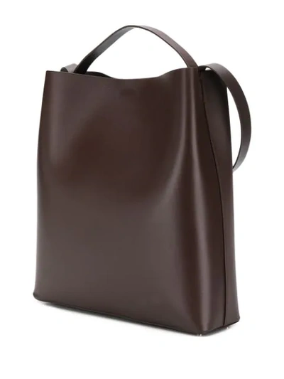 Shop Aesther Ekme Sac Large Tote In Brown