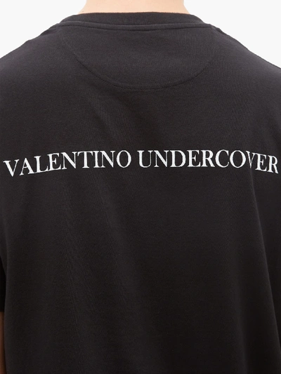 Valentino X Undercover Ufo-print Cotton T-shirt In Black | ModeSens