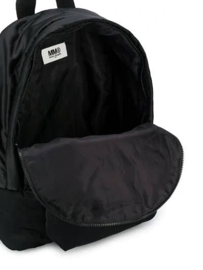 Shop Mm6 Maison Margiela Padded Backpack In T8013 Black