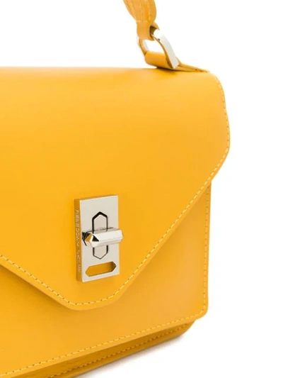 Shop Rebecca Minkoff Mini Darren Messenger Bag In Yellow