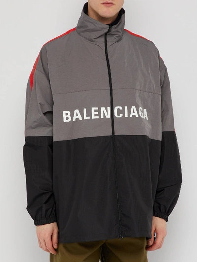 Balenciaga windbreaker shop grey