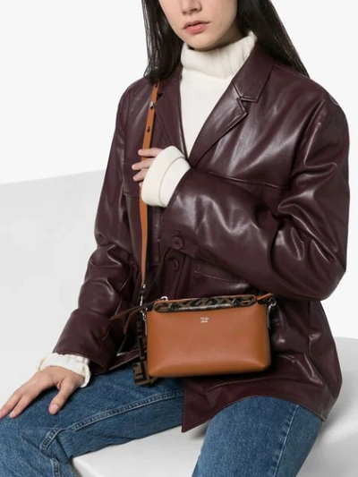 Shop Fendi Mini By The Way Bag In F19wh Brandy+may.nr+p