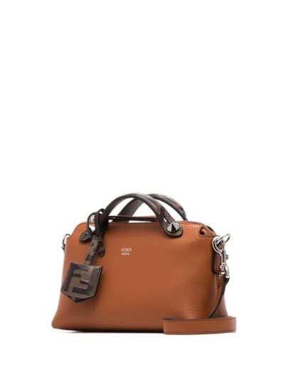 Shop Fendi Mini By The Way Bag In F19wh Brandy+may.nr+p