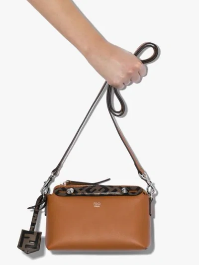 Shop Fendi Mini By The Way Bag In F19wh Brandy+may.nr+p