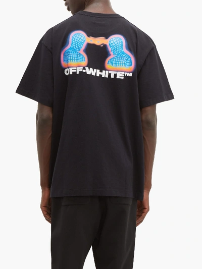 Off-white Thermo Oversize Graphic T-shirt In Multicoloured Thermal Print |  ModeSens