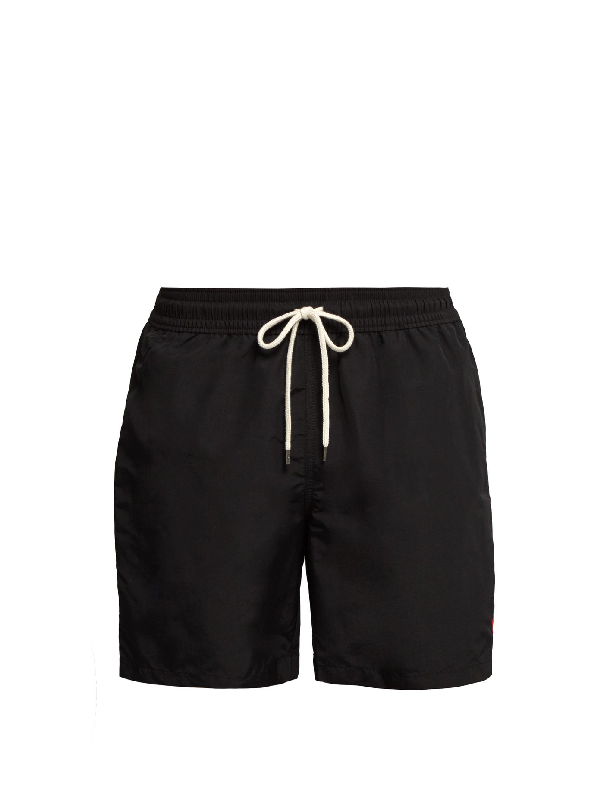 ralph lauren swim shorts black