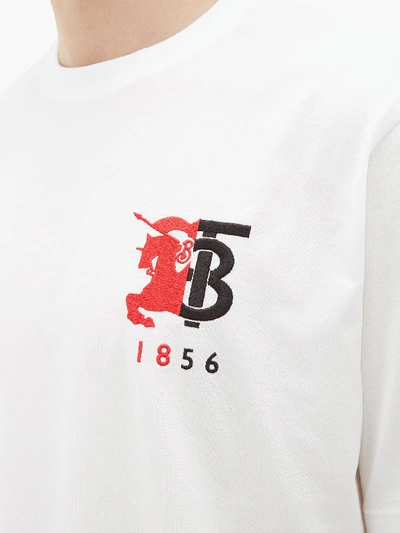 Burberry Graphic Logo Short-sleeved T-shirt In White | ModeSens