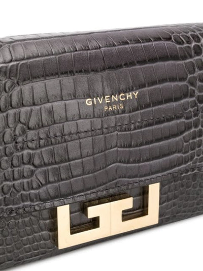 Shop Givenchy Mini Eden Crossbody Bag In Grey