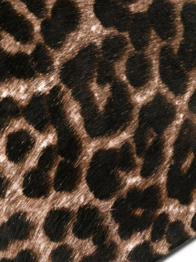 Shop Michael Michael Kors Jet Set Leopard-print Camera Bag In Grey