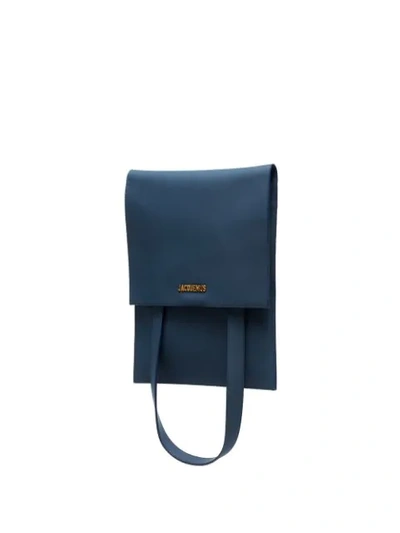 Shop Jacquemus Le Sac Murano Belt Bag In Blue