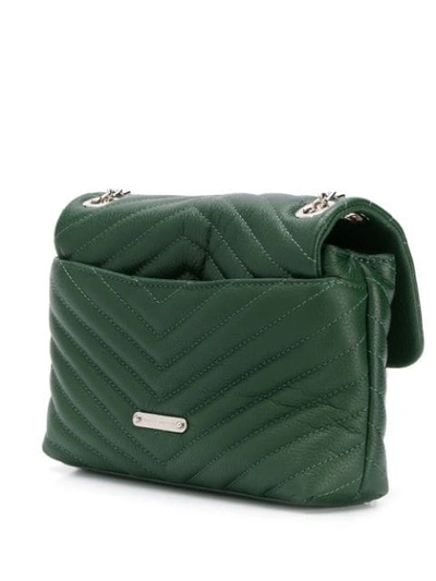 Shop Rebecca Minkoff Edie Cross Body Bag In Green