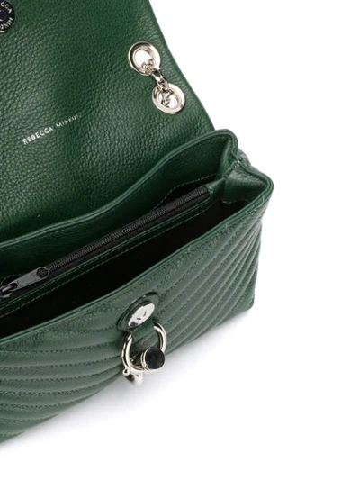 Shop Rebecca Minkoff Edie Cross Body Bag In Green