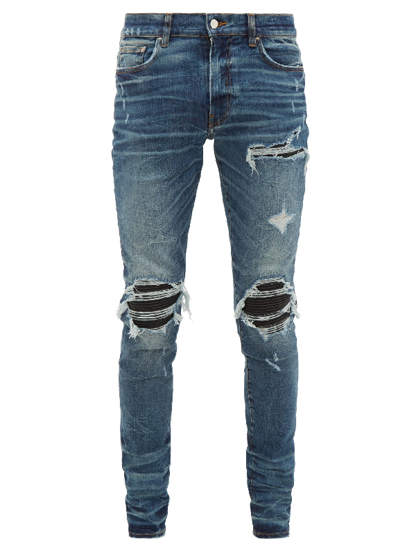 dark blue amiri jeans