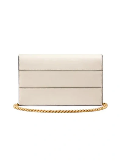 Shop Gucci Queen Margaret Leather Mini Bag In White