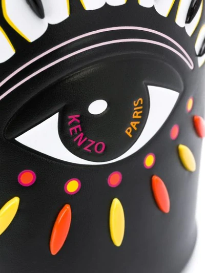 Shop Kenzo Kontact Eye Mini Bucket Bag In Black