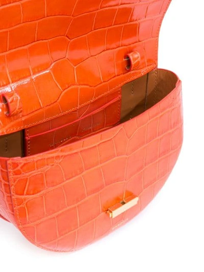Shop Wandler Anna Belt Bag In Orange ,gold