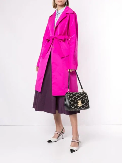 Pre-owned Louis Vuitton 2014  Malletage Shoulder Bag In Black